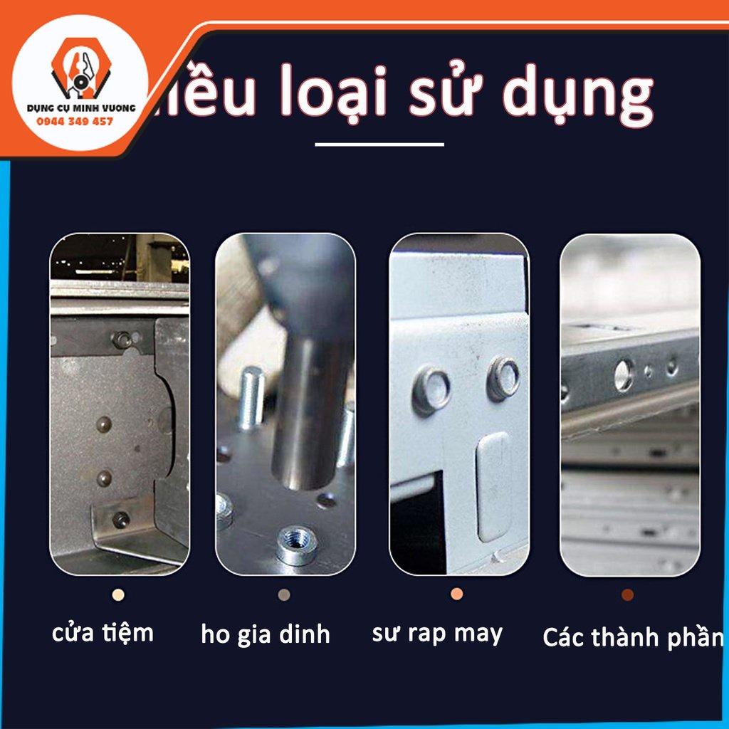 Kìm rút ốc tán Bộ 86 dụng cụ gồm đai ốc, đinh tán hệ mét và cờ lê loại M3 M4 M5 M6 M8