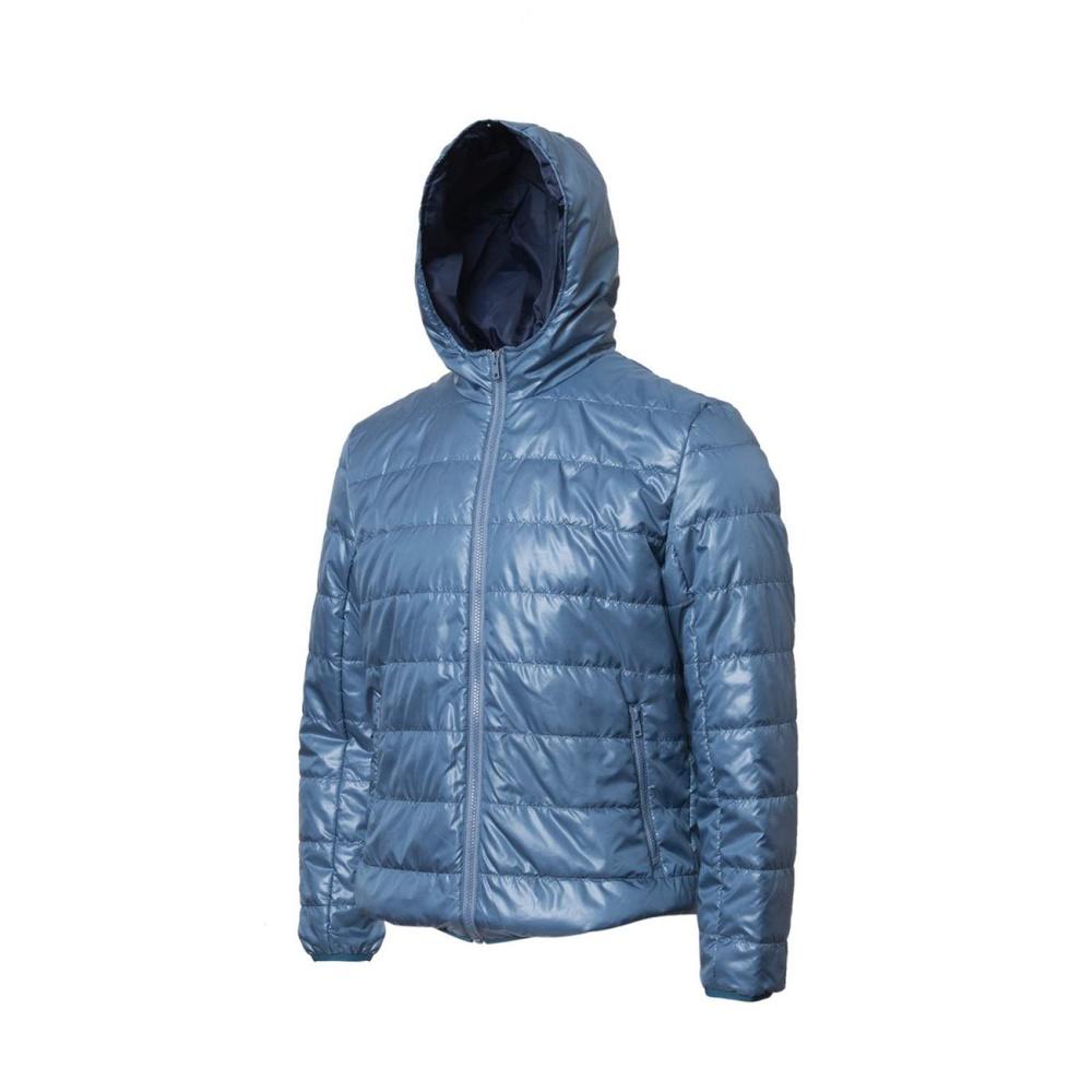 Áo khoác Nam 3 lớp vải gió cao cấp chống nước có mũ chần ngang màu đen , xanh than DGC - WAJK1833M