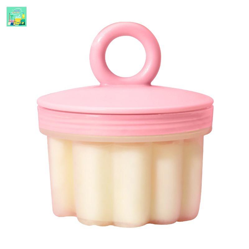 Bộ 4 khuôn hấp trứng, làm bánh flan cho bé. Bộ khuôn ăn dặm cho bé kèm chổi quét dầu - VV349