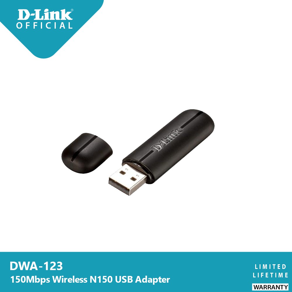 Bộ Thu Wifi D-Link DWA-123 - USB Thu Wifi Chuẩn N 150Mbps - Hàng Chính Hãng