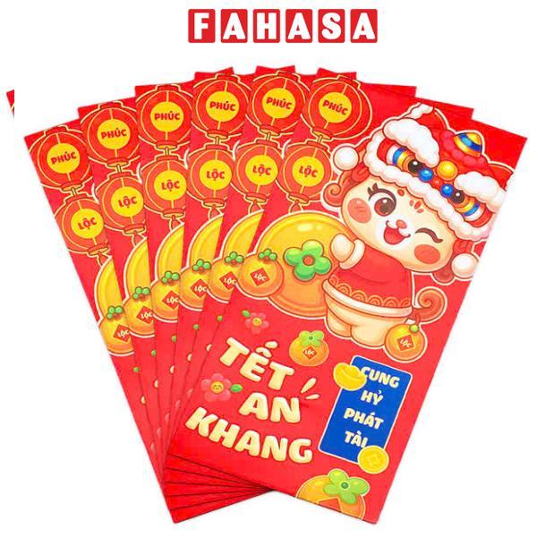 Bộ 6 Bao Lì Xì Tết Bính Ngọ 2026 - Teenage - Mẫu 45