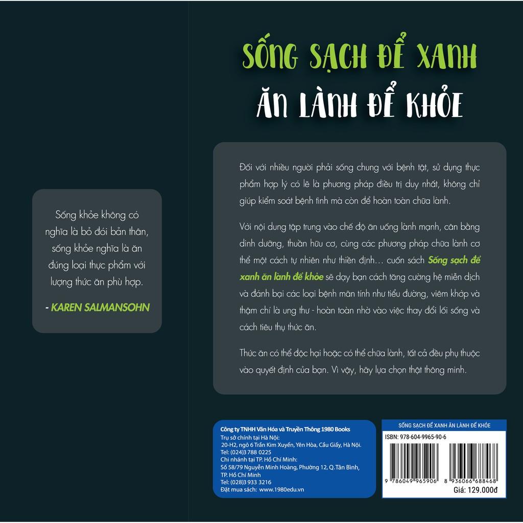 Sách - Sách Sống sạch để xanh ăn lành để khỏe