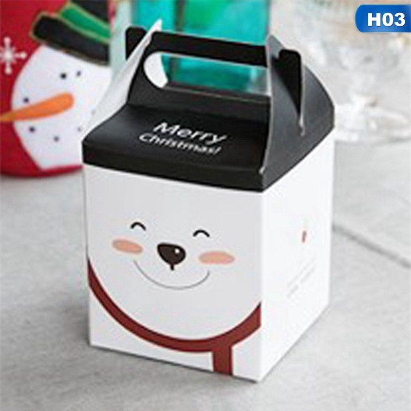 Hộp đựng quà bánh kẹo giáng sinh hình hoạt hình dễ thương