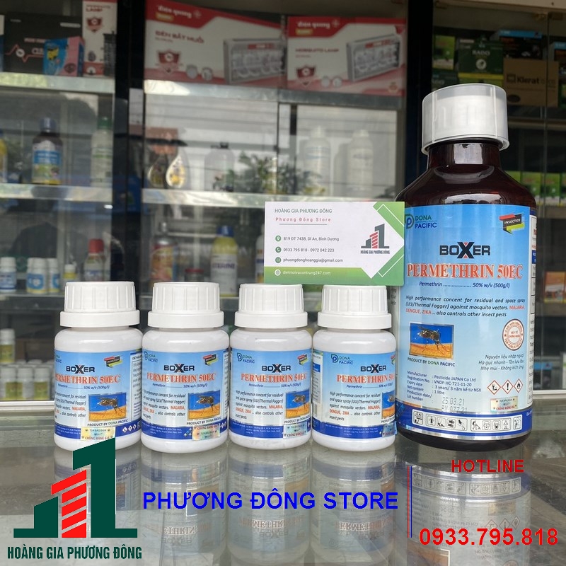 Thuốc diệt muỗi Boxer Permethrin 50 EC_ chai 1 lít