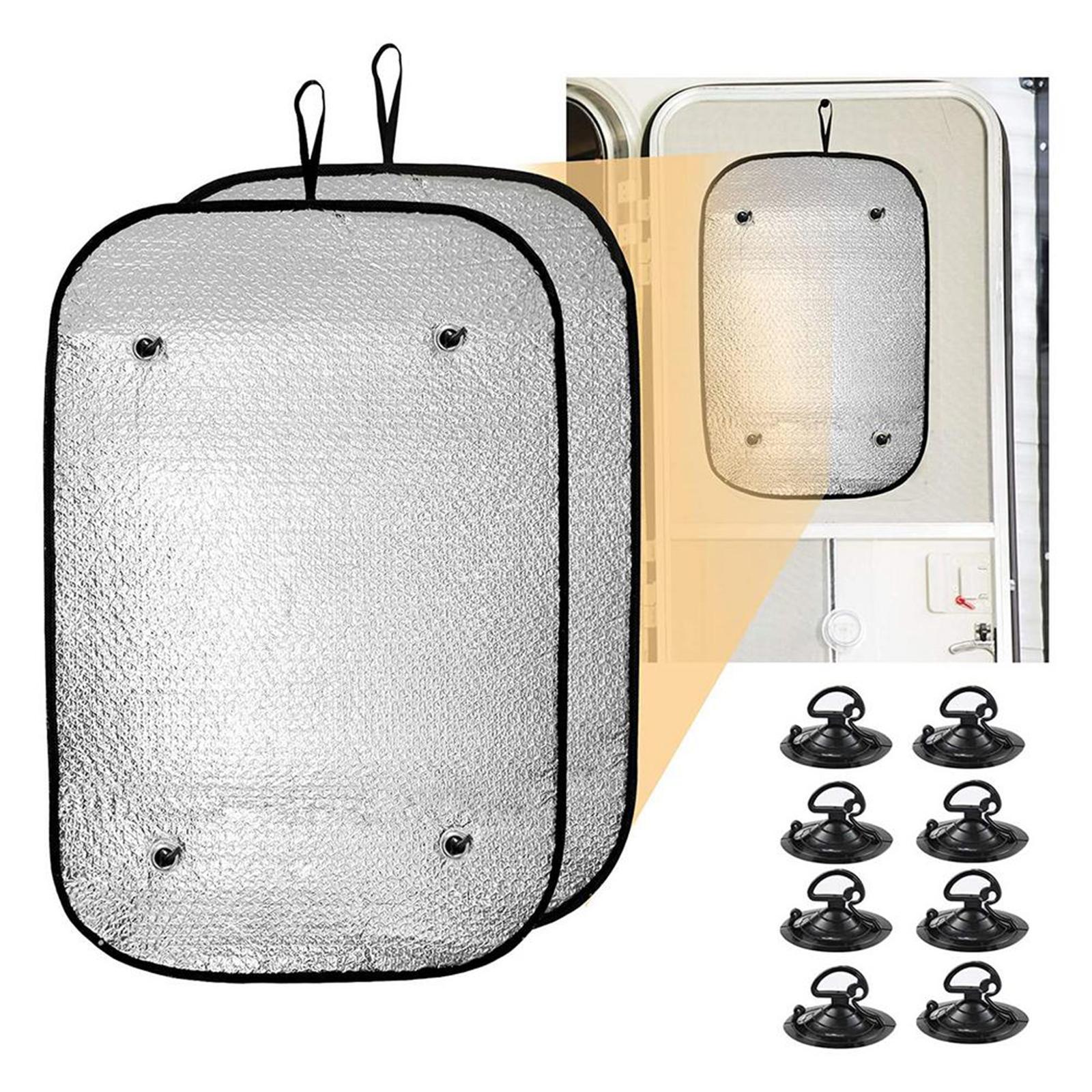 2Pcs Car Sunshade Curtain Protection Sun Shade