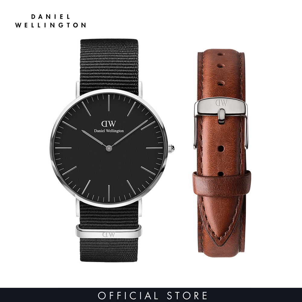 Combo Gift Nữ Daniel Wellington Đồng hồ Classic Cornwall DW00100151 + Dây da đồng hồ Classic  DW00200052