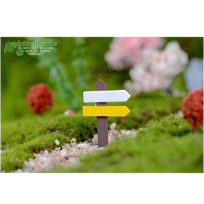 Phụ kiện Biển chỉ đường nhiều màu, trang trí tiểu cảnh, DIY, decor, handmade