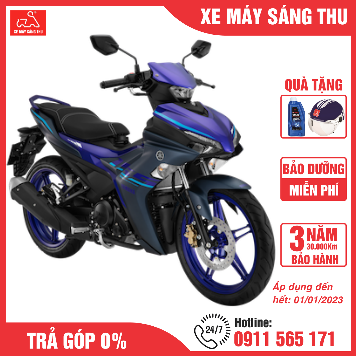 Xe Máy Yamaha Exciter 155VVA Phiên Bản GP