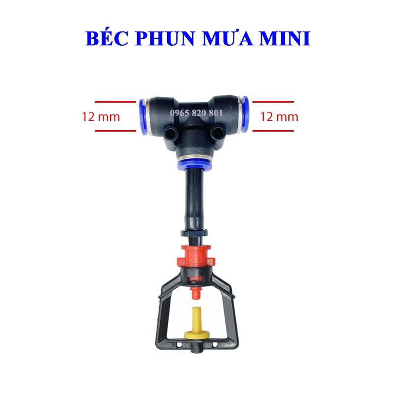 Béc Phun Mưa Dạng Xòe 360 Độ Kèm T nối nhanh