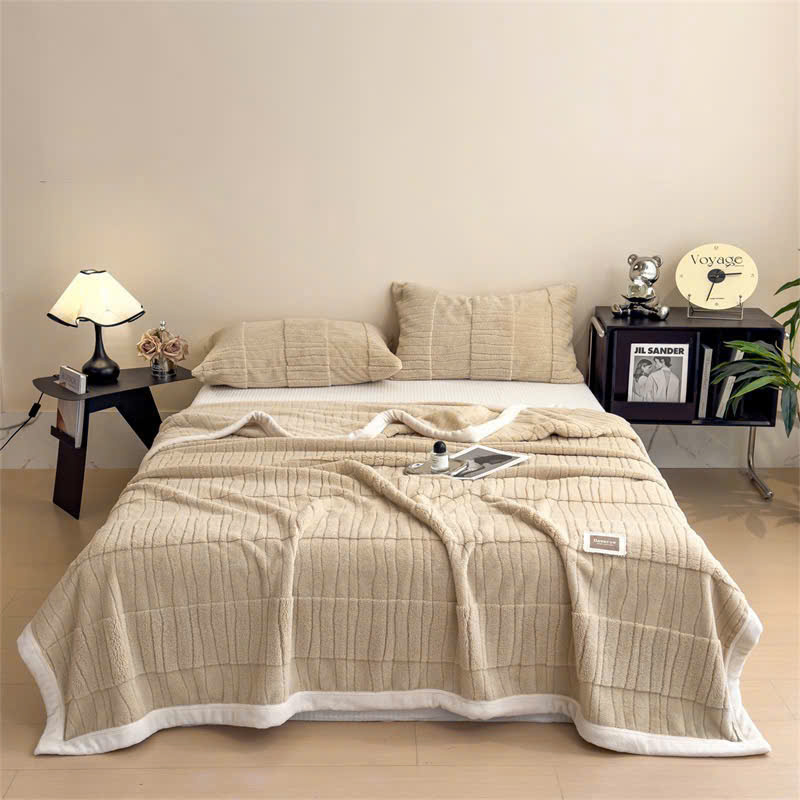 Chăn lông thỏ LIDACO lớp lông thỏ siêu mềm mịn kích thước 2mx2m3