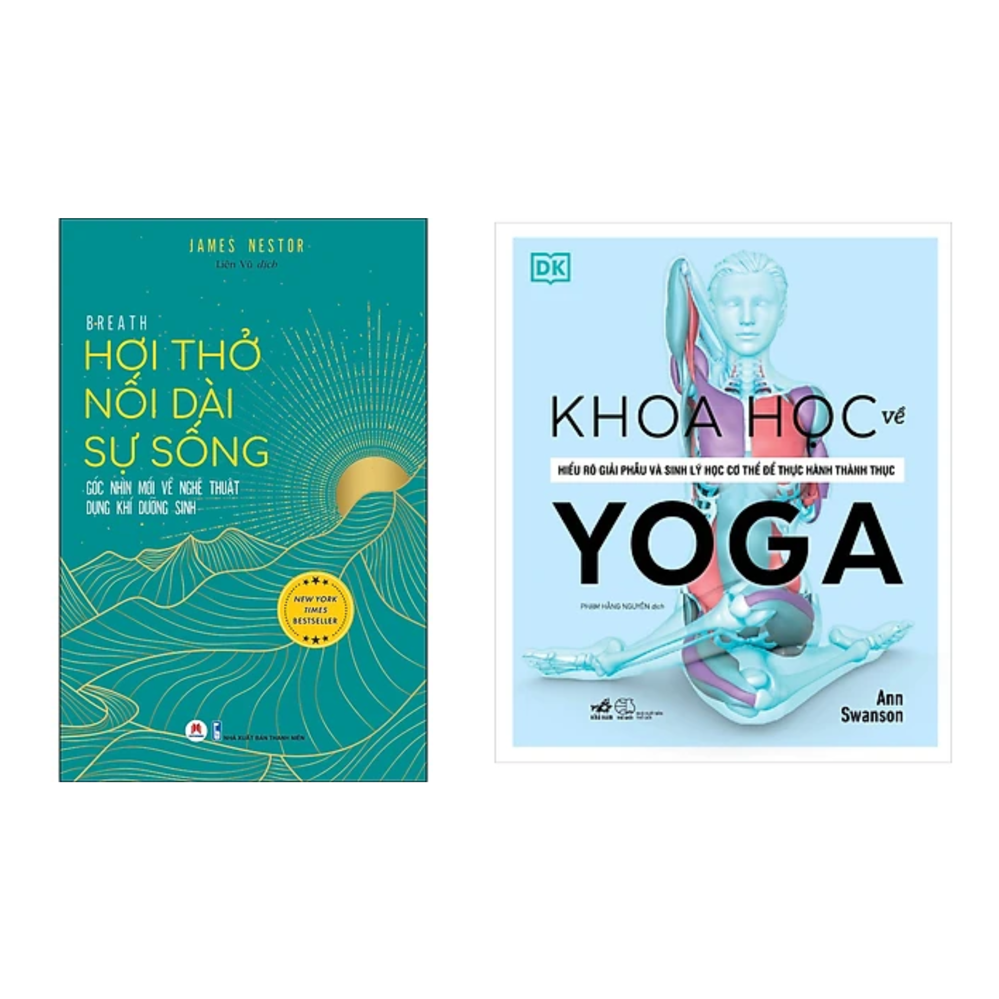 Combo 2 Cuốn Sống Khỏe: Hơi Thở Nối Dài Sự Sống + Khoa Học Về Yoga