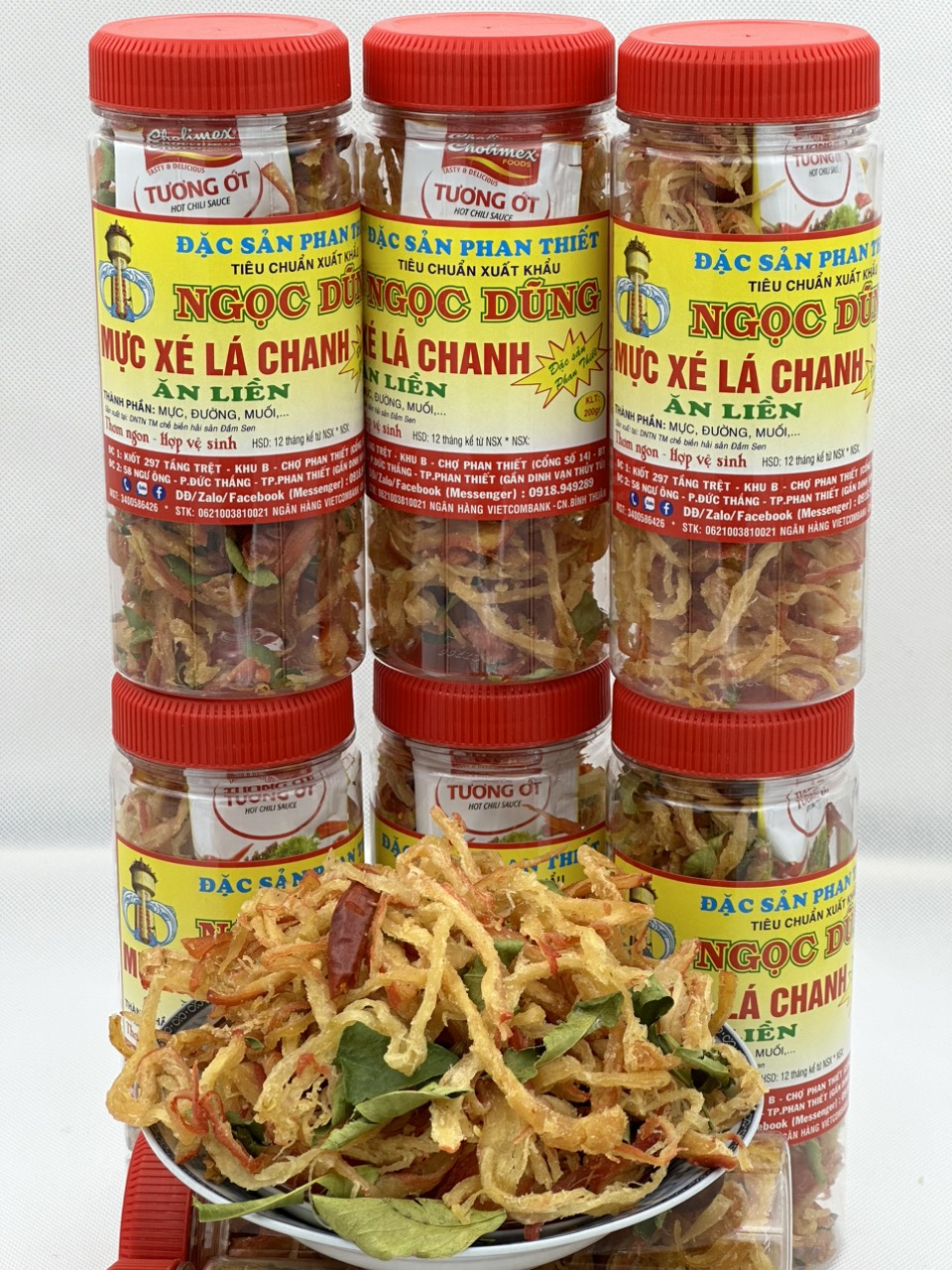 Mực xé lá chanh gói 1 kg đã chế biến ăn liền ngon ơi là ngon của shop Đặc Sản Biển Phan Thiết NGỌC DŨNG. Hạn sử dụng 12 tháng kể từ ngày đặt hàng