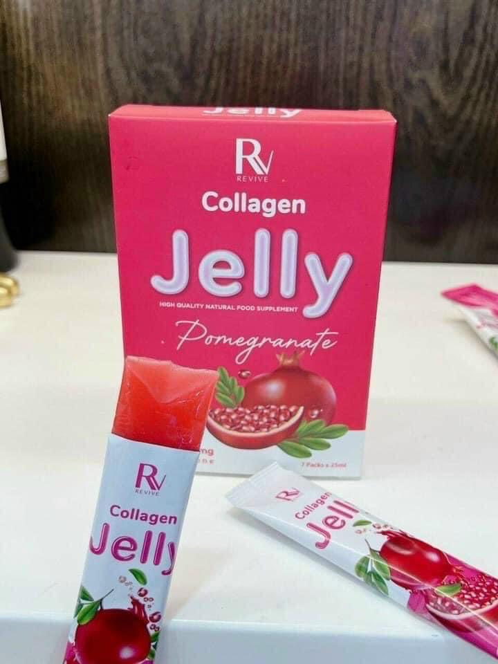 Thạch lựu đỏ Revive collagen jelly hỗ trợ làm trắng da từ bên trong