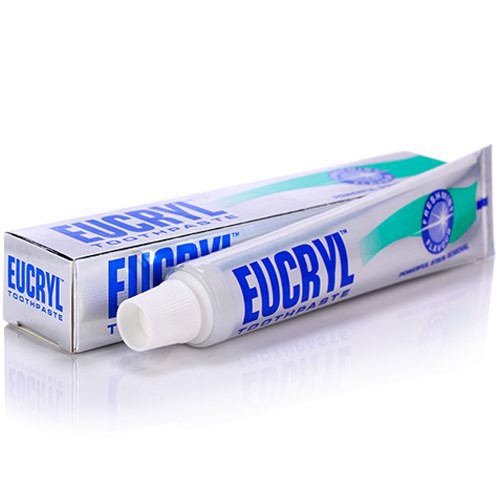 Kem Đánh Trắng Răng Hương Bạc Hà Thơm Mát Eucryl Toothpaste Freshmint 62g