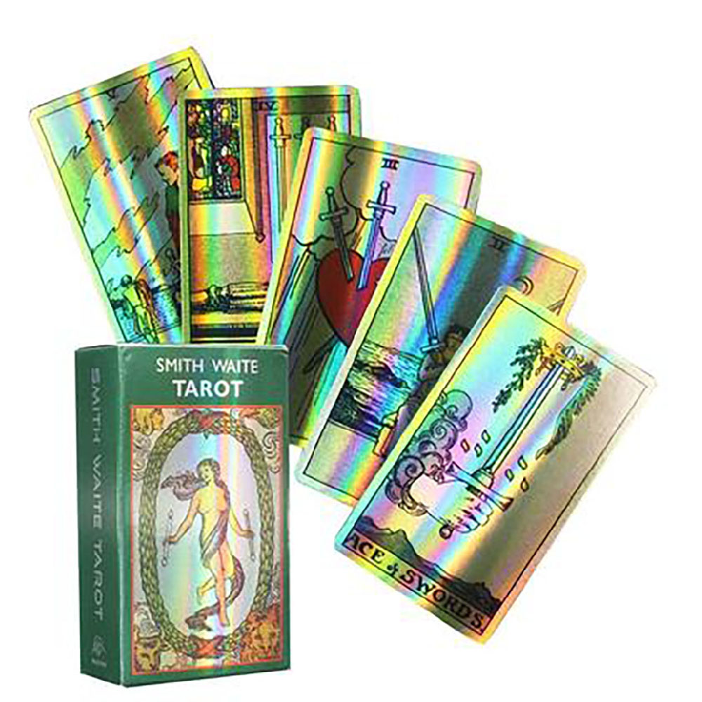 Bài Tarot A.E Waite Tarot Holographic Phiên Bản Óng Ánh Đặc Biệt Đá Thanh Tẩy