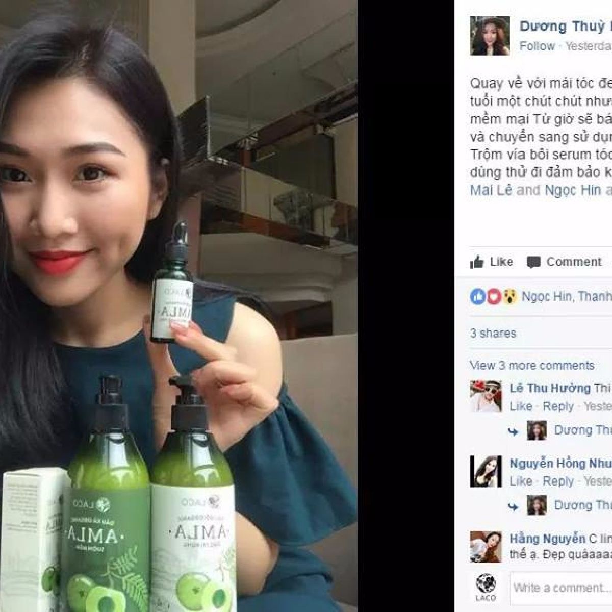 Dầu gội Ngăn Tóc Rụng AMLA LACO