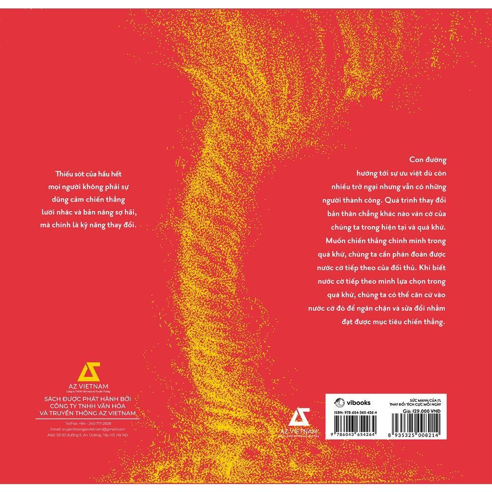 Sách - Sức Mạnh Của 1% Thay Đổi Tích Cực Mỗi Ngày - AZ Việt Nam