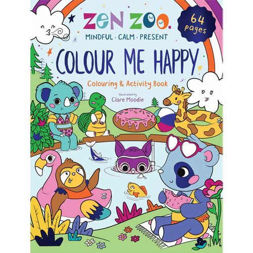 Zen Zoo - Mega Colouring And Activity Book