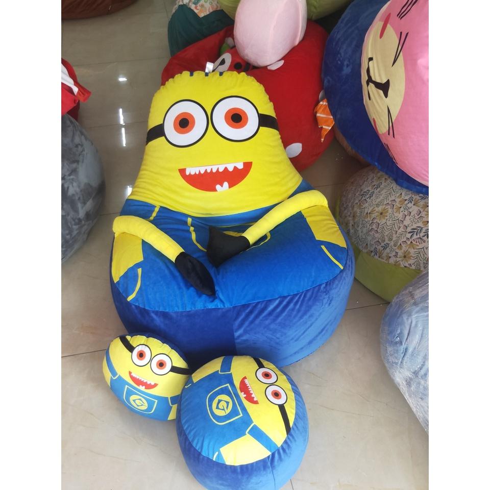 Ghế Lười hạt Xốp Minion siêu dễ thương cho các bé