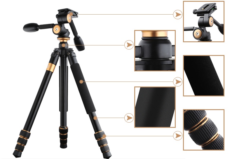 CHÂN MÁY ẢNH TRIPOD BEIKE Q-479 - HÀNG NHẬP KHẨU