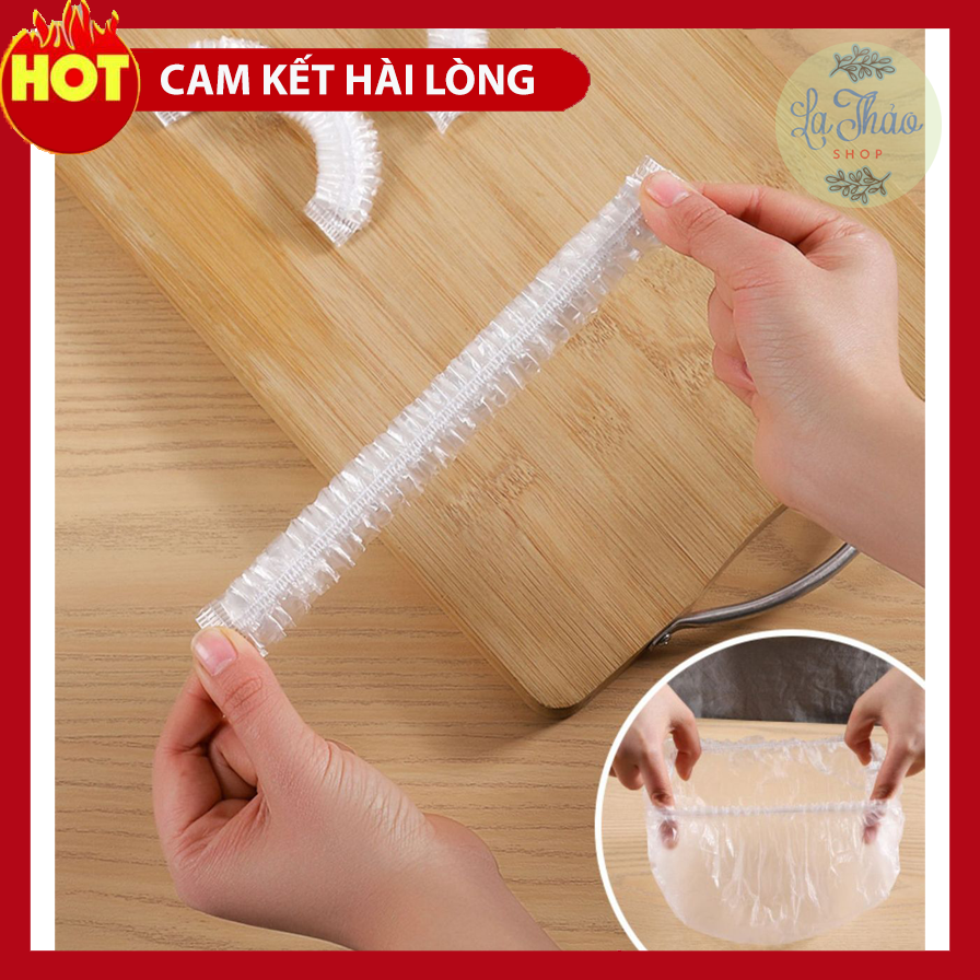 Màng bọc thực phẩm co giãn tái sử dụng có chun bọc đồ ăn rất nhanh