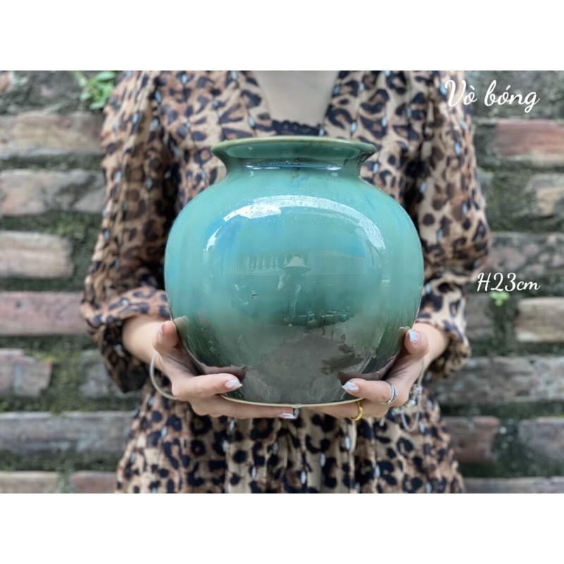 Lọ hoa Vò Bóng sẵn hàng cao 23cm