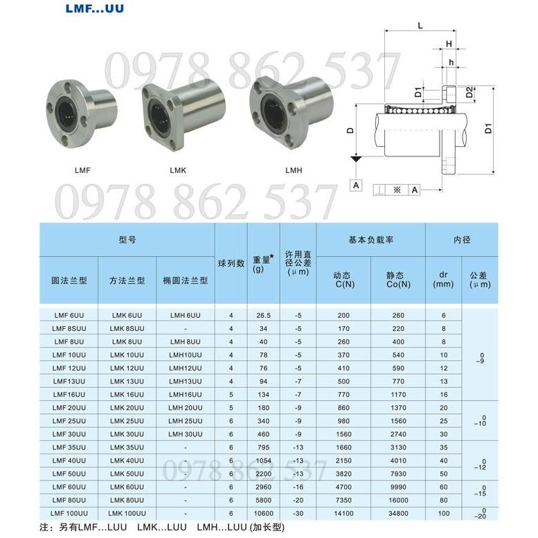 Vòng bi trượt LMH20UU
