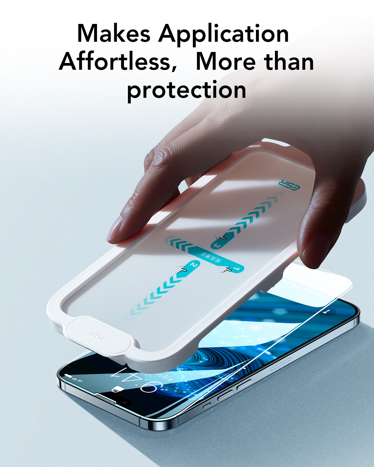Miếng Dán Cường Lực ESR Armorite Dành Cho iPhone 13ProMax/13Pro/13,Bảo Vệ Toàn Diện-Hàng Chính Hãng