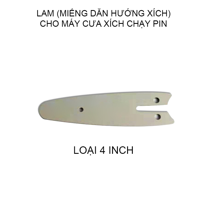 (Phụ kiện) Lam hoặc Xích cho máy cưa điện cầm tay, loại 4 inch, 6 inch tùy chọn