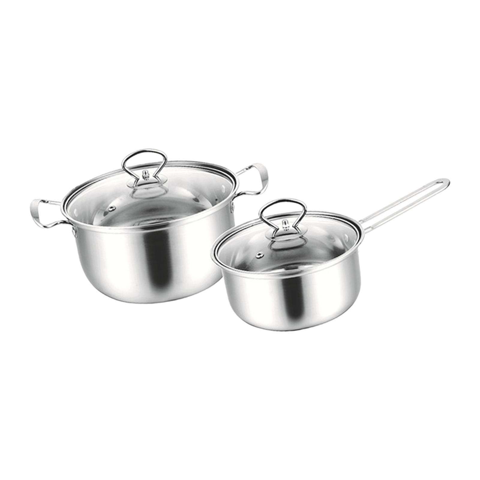 Stockpot Small Cookware Seasoning Bowls Stainless Steel for Ketchup Coffee