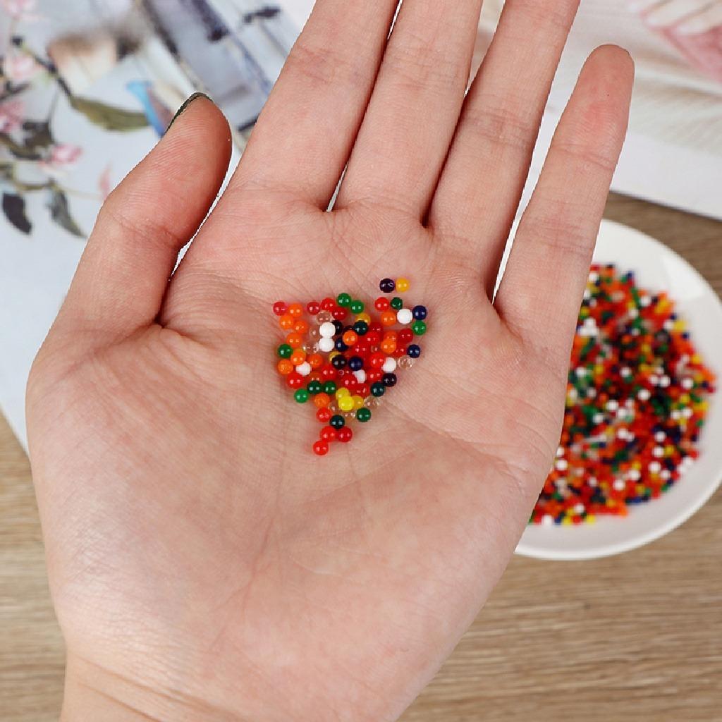 Gói 50gr hạt nở nhiều màu sắc trang trí Slime, lọ hoa