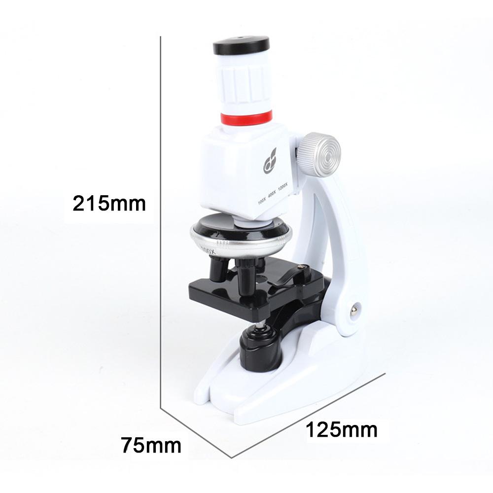 Children's Microscope Suit With Mobile Phone Holder Simulation High Definition 1200 Times Microscope Science And