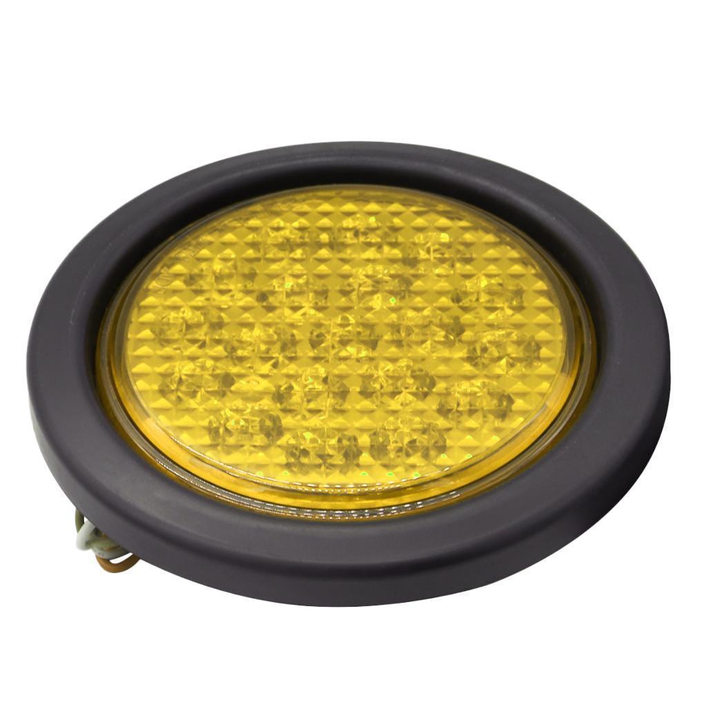 2pcs Universal LED Tail Lamp Rear Pause Lamp Stop Stop Light For Trailer