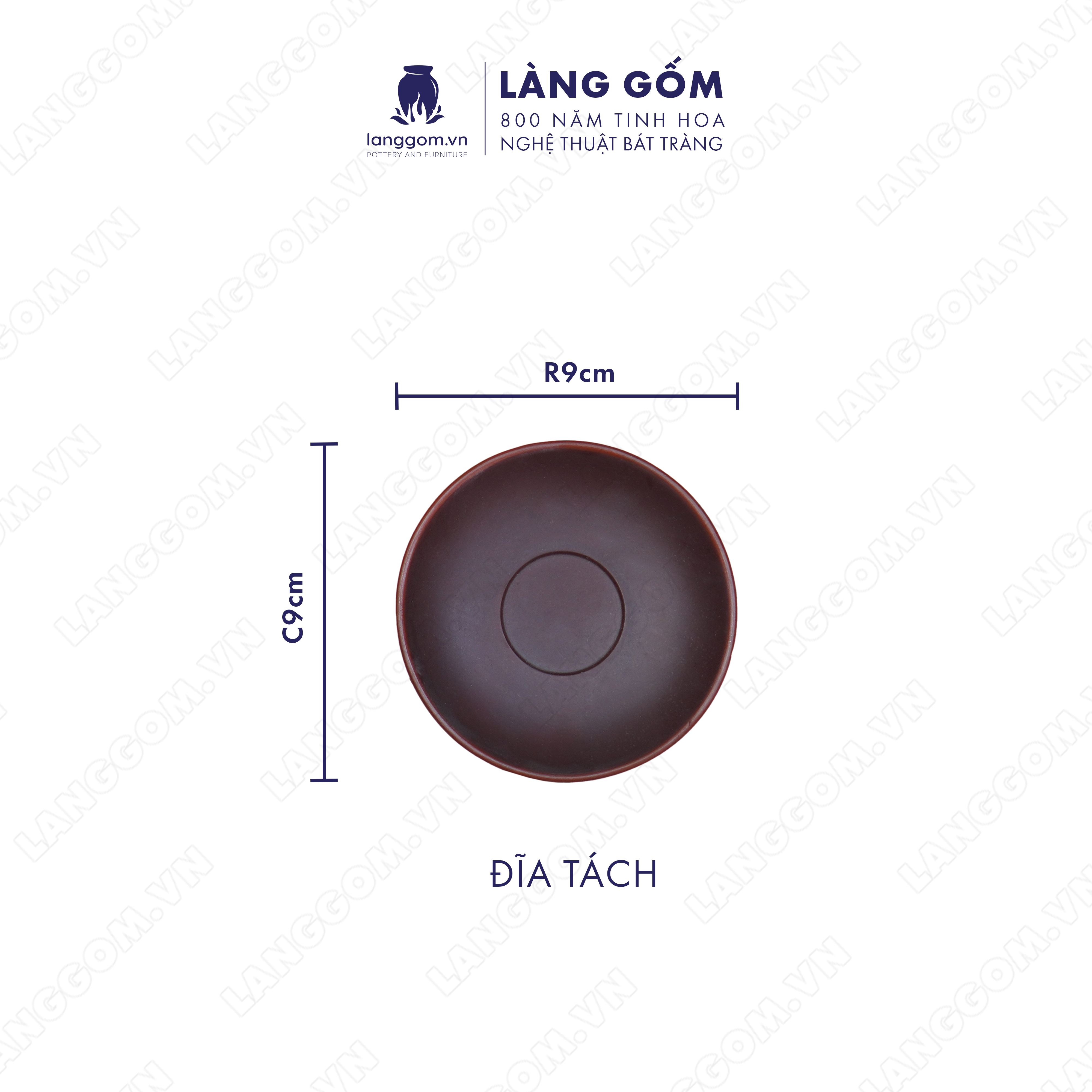 Bộ ấm chén đất nung khắc trúc to - Men mộc - Gốm sứ Bát Tràng - langgom.vn