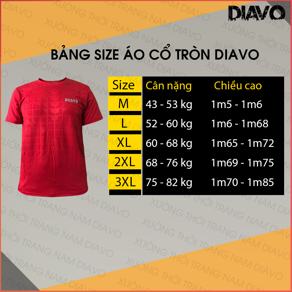 Áo thể thao DIAVO ngắn tay cổ tròn họa tiết TỔ ONG chất đẹp trẻ trung khỏe khoắn thời trang co giãn thoáng mát phù hợp với mọi lưa tuổi