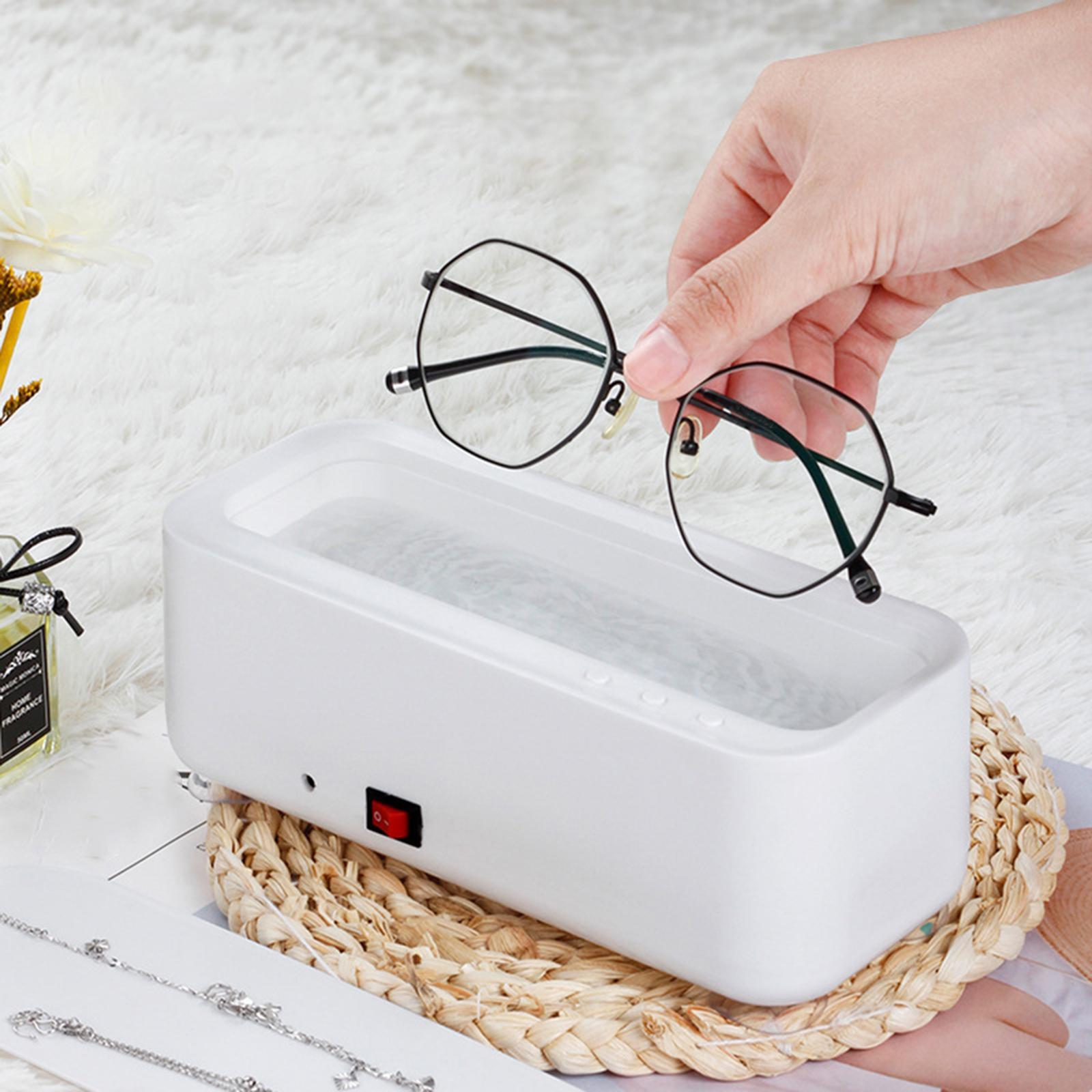 Portable Ultrasonic Cleaner High Frequency Vibration Electric for Rings Coin