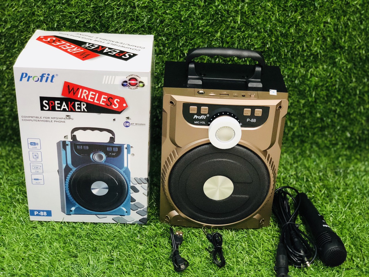 LOA KARAOKE XÁCH TAY MINI BLUETOOTH P88 + TẶNG KÈM MICRO