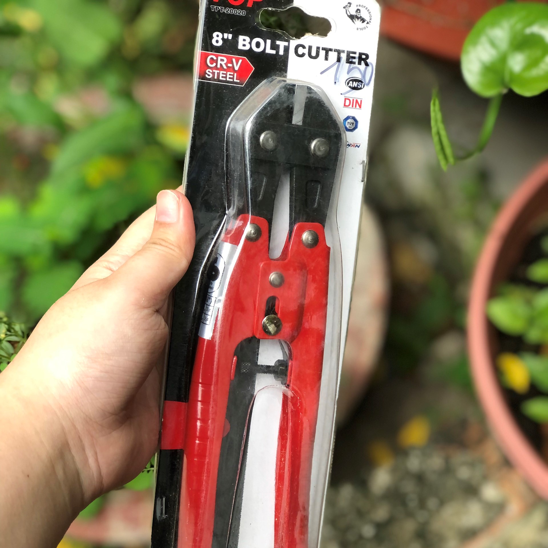 Kềm Top cắt sắt kẽm nhôm cộng lực mini 8 inch
