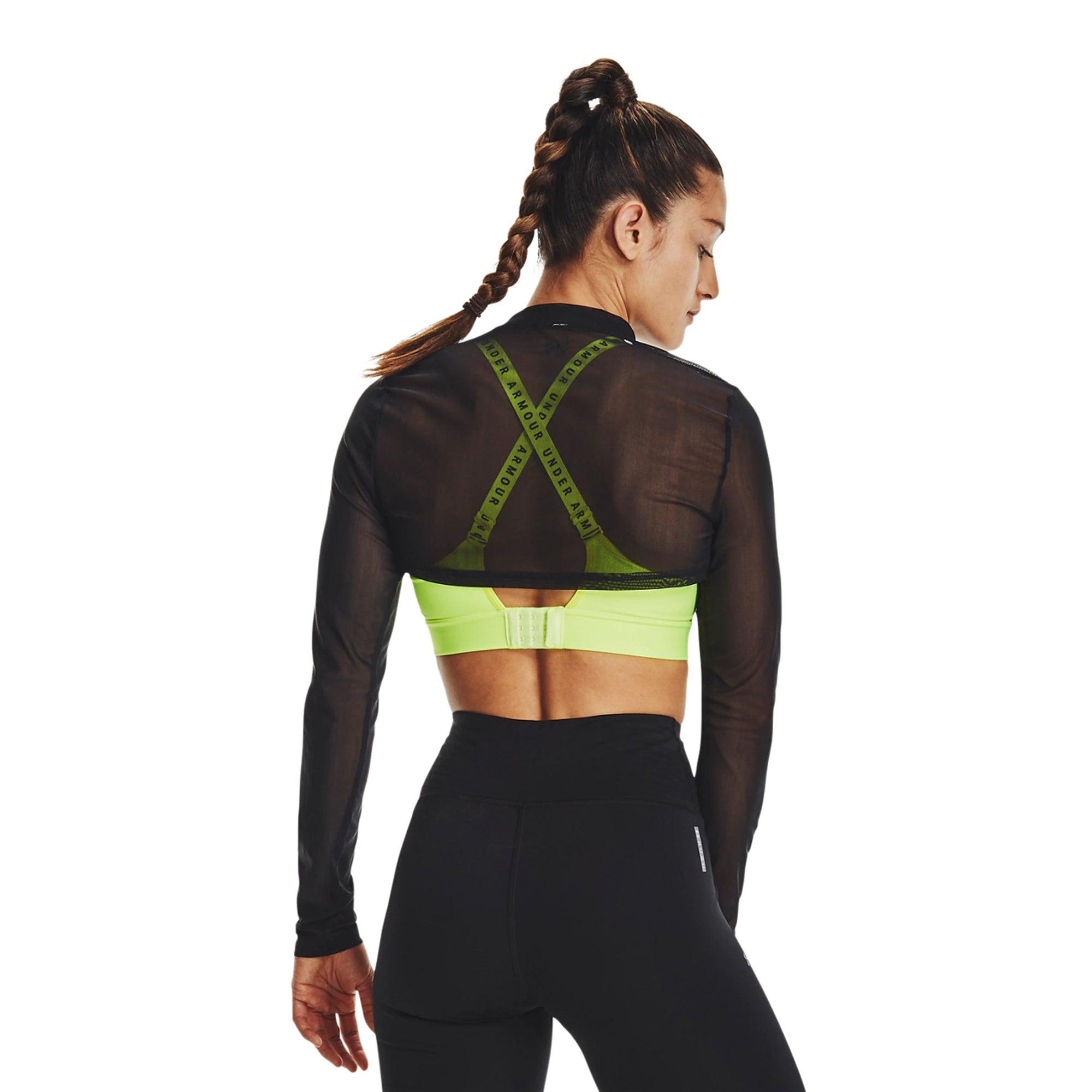 Áo thun tay dài thể thao nữ Under Armour Mesh Crop Mock - 1365997