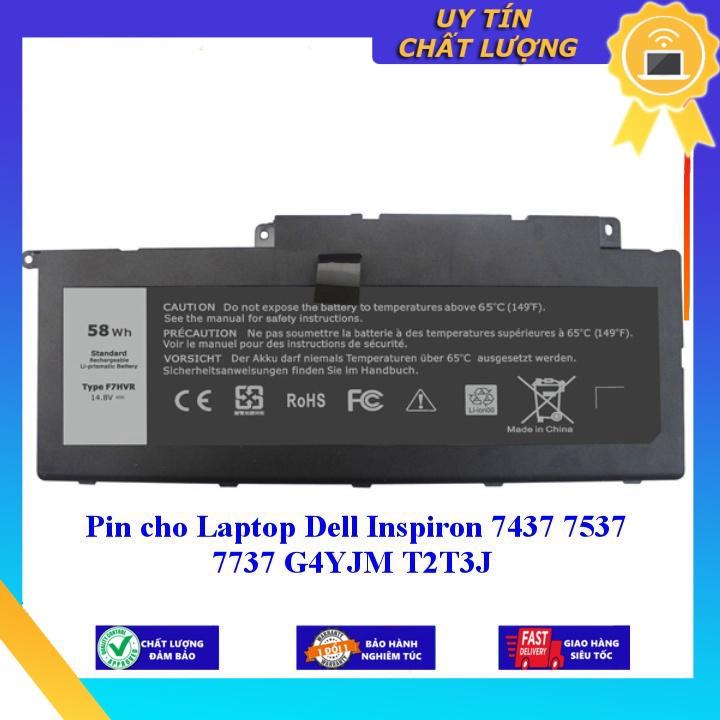 Pin cho Laptop Dell Inspiron 7437 7537 7737 G4YJM T2T3J - Hàng chính hãng  MIBAT1209