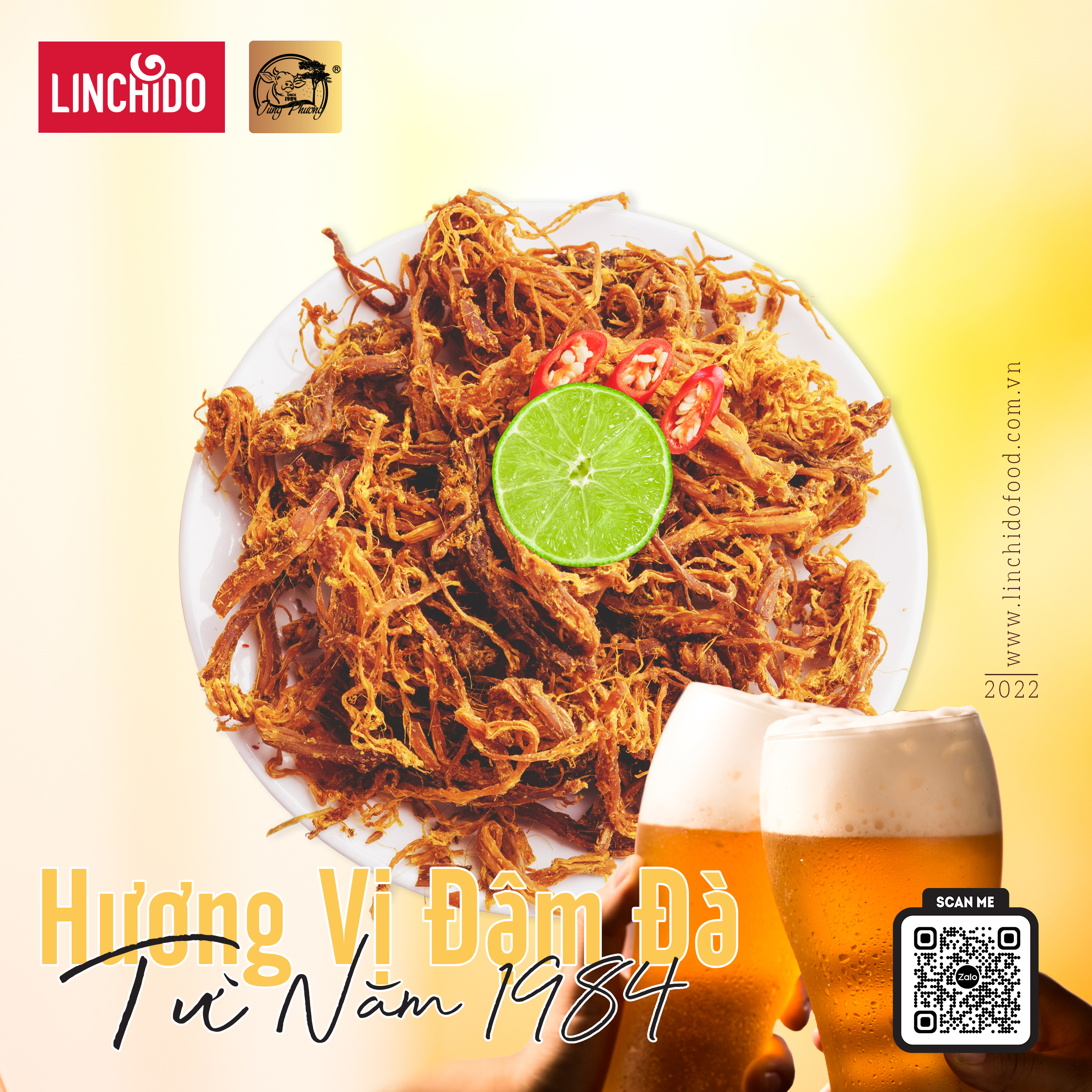 [ COMBO 3 HỘP ] Khô Bò Sợi _ Tùng Phương Du Ký _ Loại 100 Gram