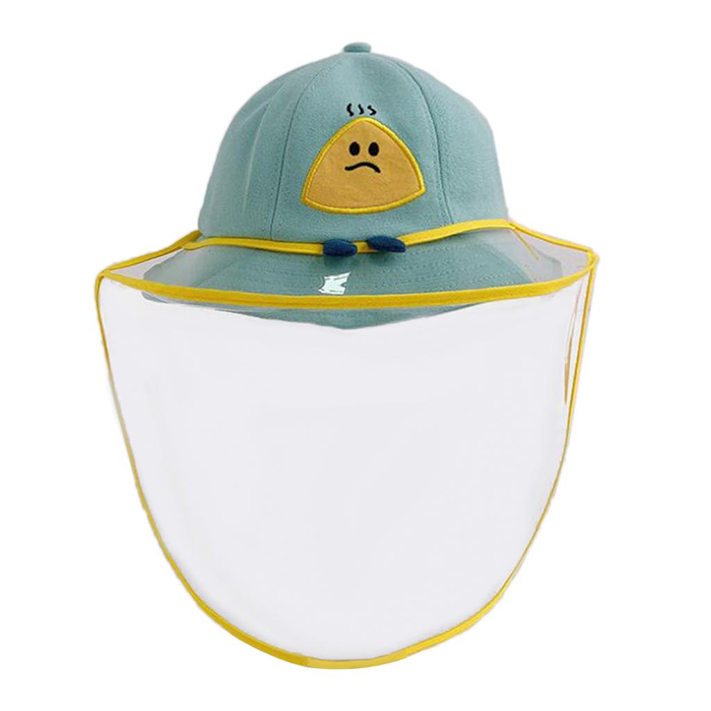 3pcs UV Protection Hat for Kids Beige Orange Green