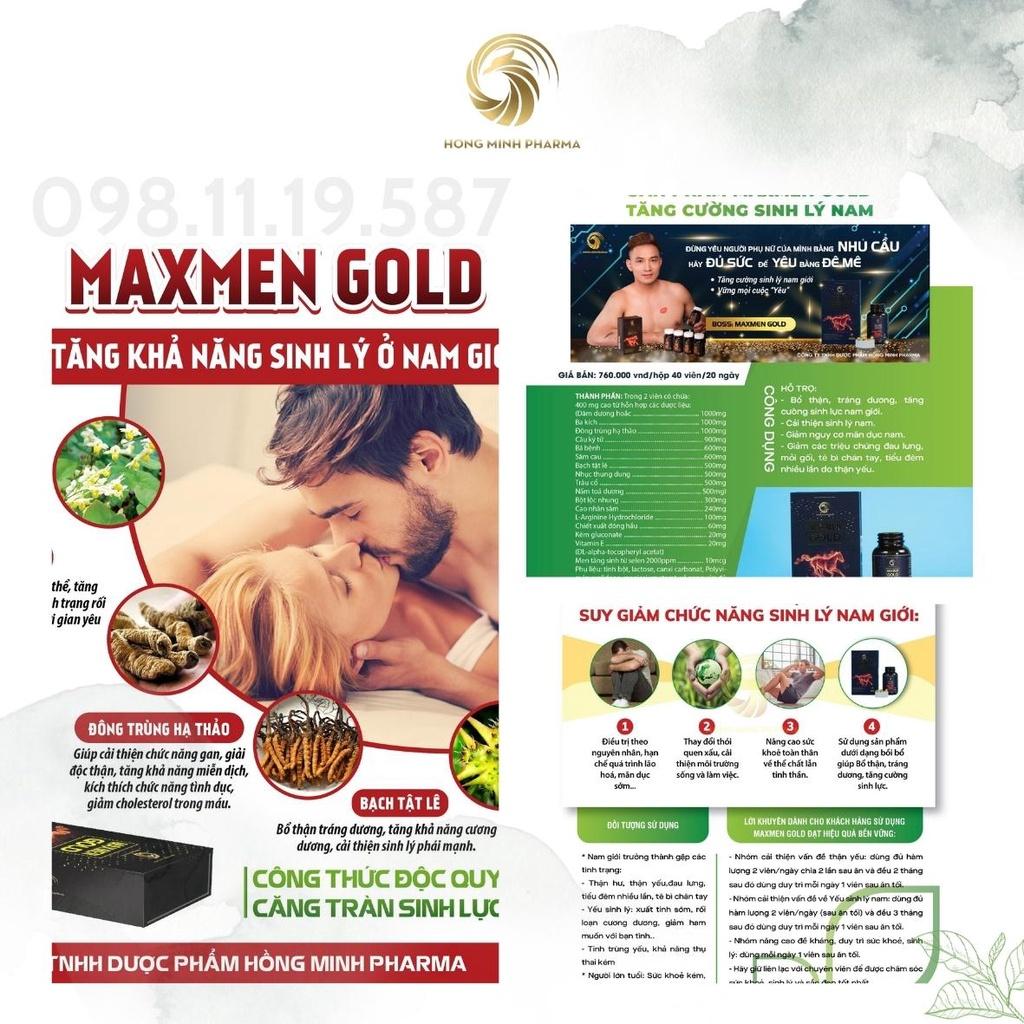 Hình ảnh Viên Uống MaxMen Gold - Hỗ Trợ Bổ Thận, Tráng Dương, Giúp Tăng Cường Sinh Lý Cho Nam