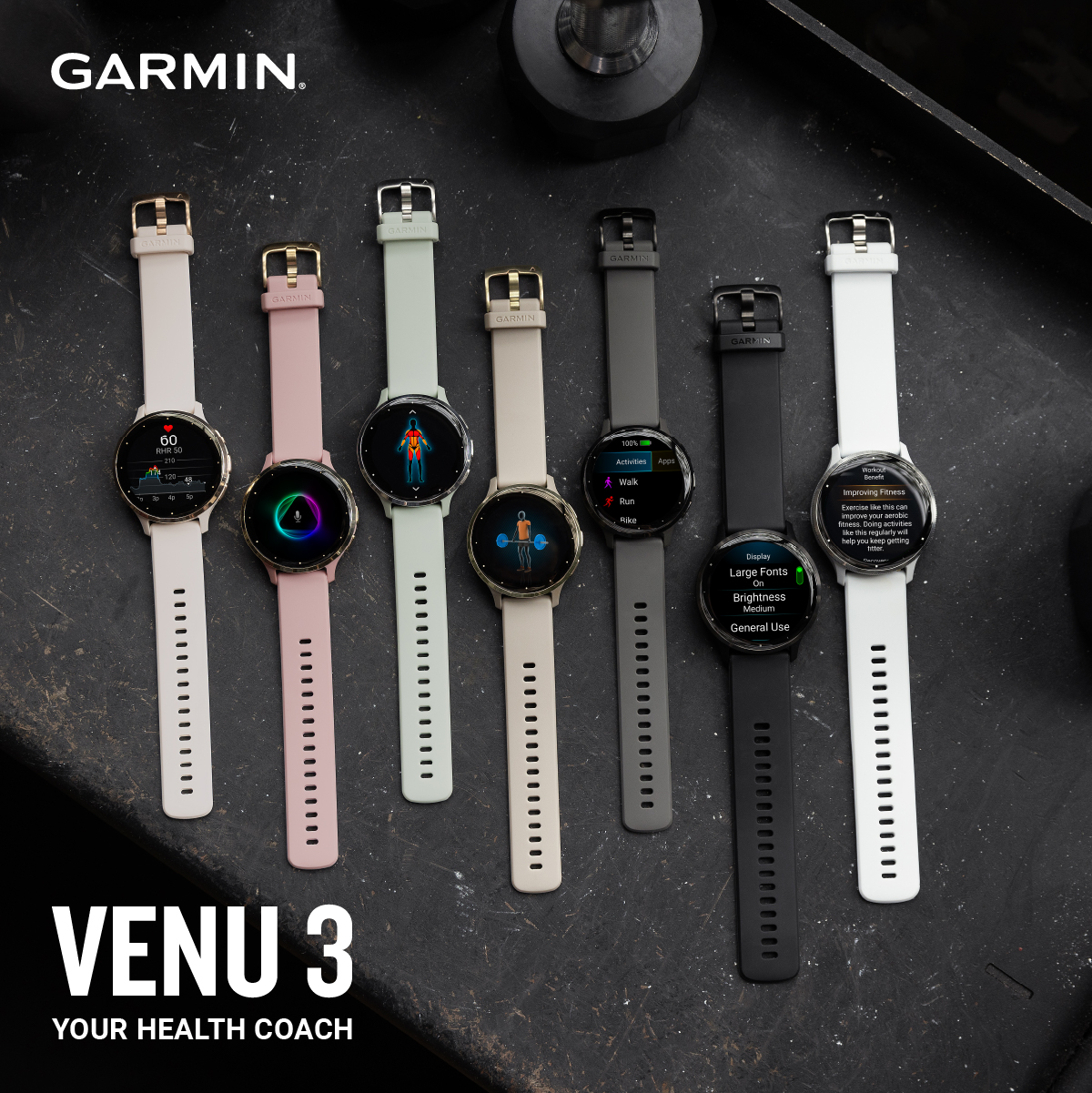 Đồng hồ thông minh Garmin Venu 3S_Mới, hàng chính hãng