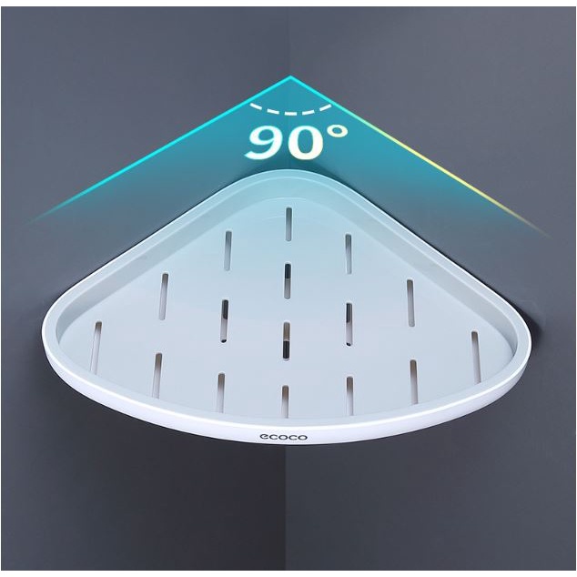 Kệ Góc Tam Giác Đựng Đồ Nhà Tắm Nhà Bếp Dán Tường Không cần Khoan Vít ZA49