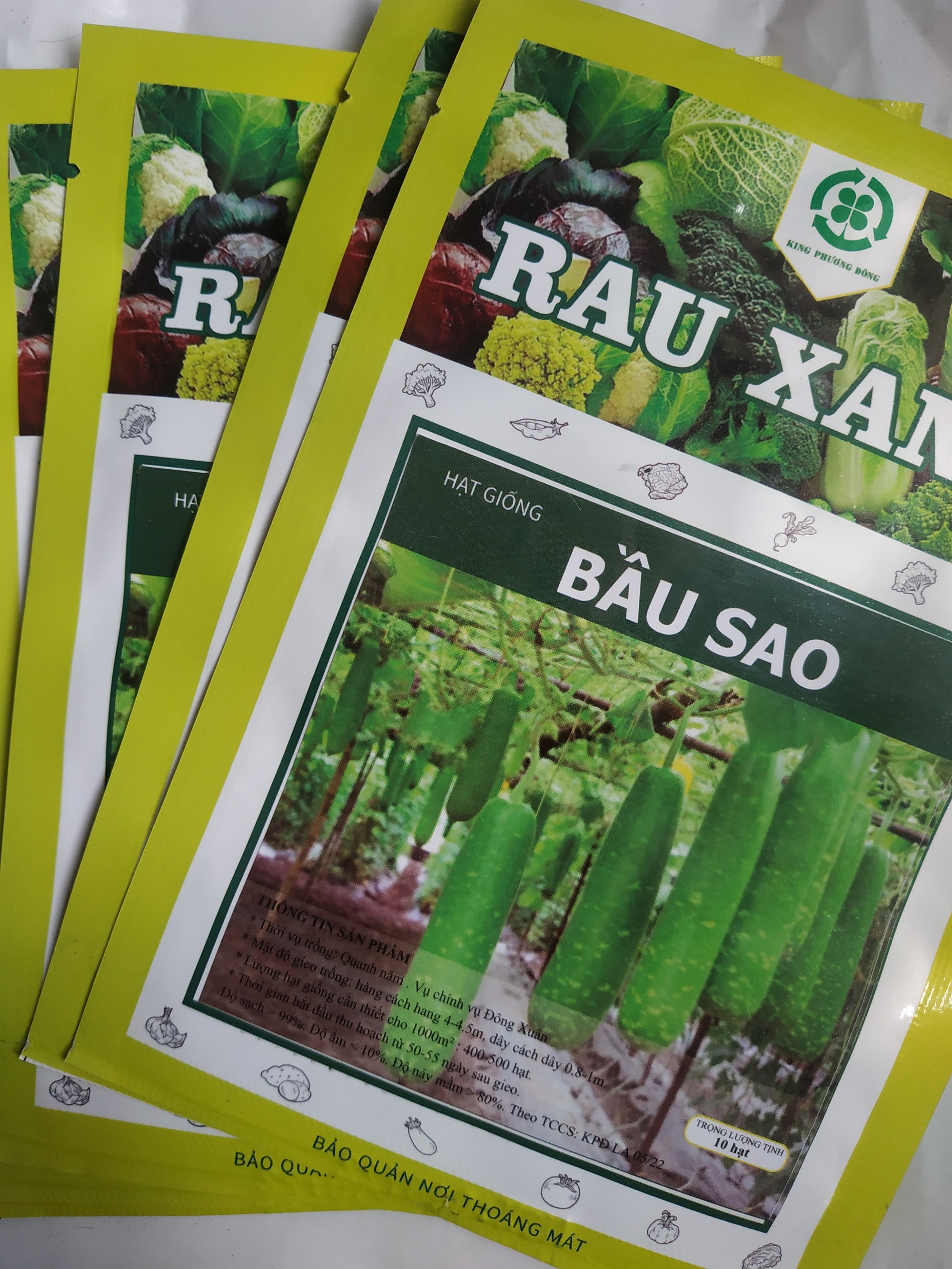 Combo 5 gói Hạt giống BẦU SAO - gói 10 hạt