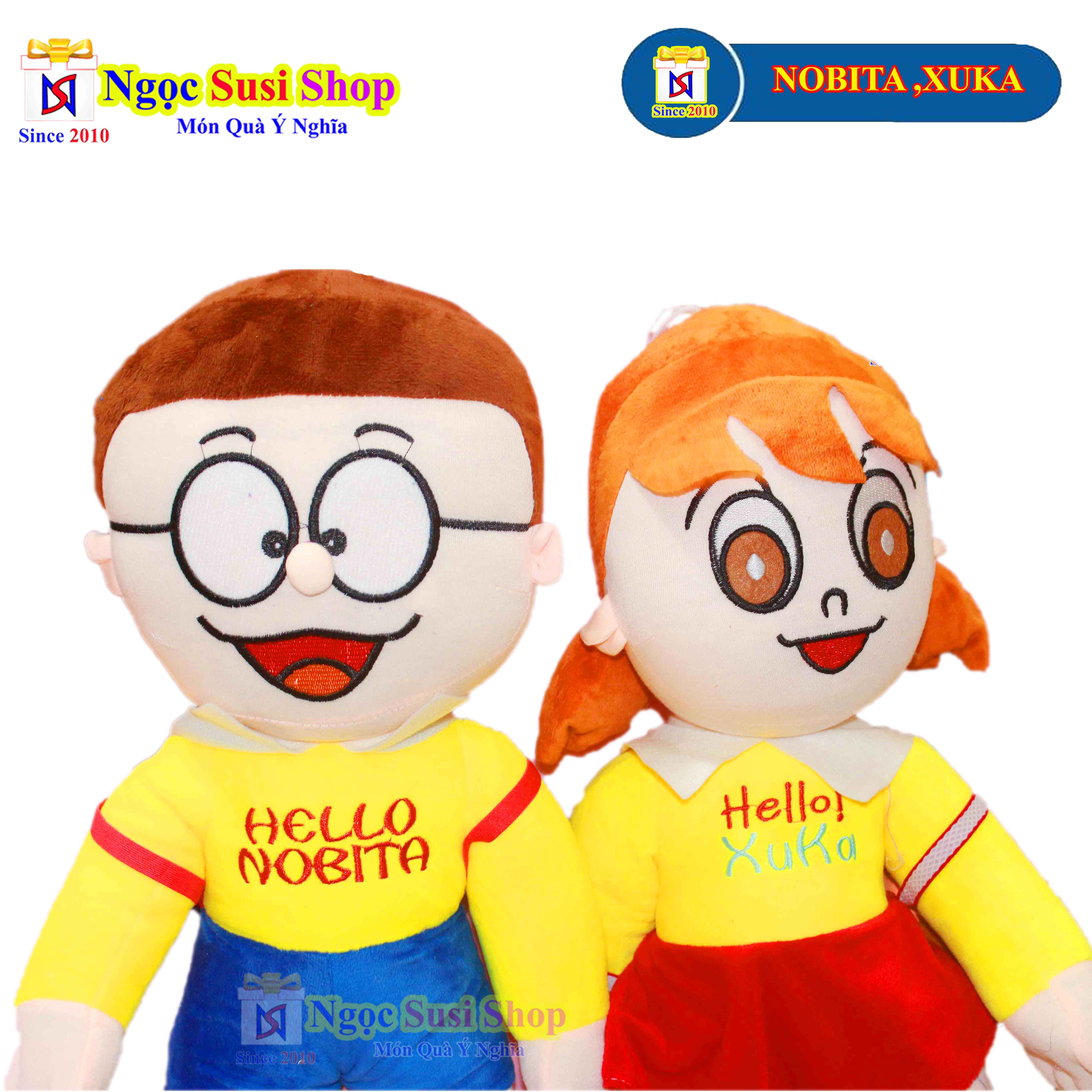 GỐI ÔM NOBITA XUKA CHO BÉ SIÊU MỀM MỊN - THÚ BÔNG CHO BÉ