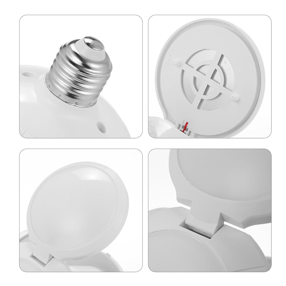 LED Garage Lights Deformable 40W LED Basement Lights E26/E27 LED Light Bulb Ceiling Lighting Daylight Lamps with 4