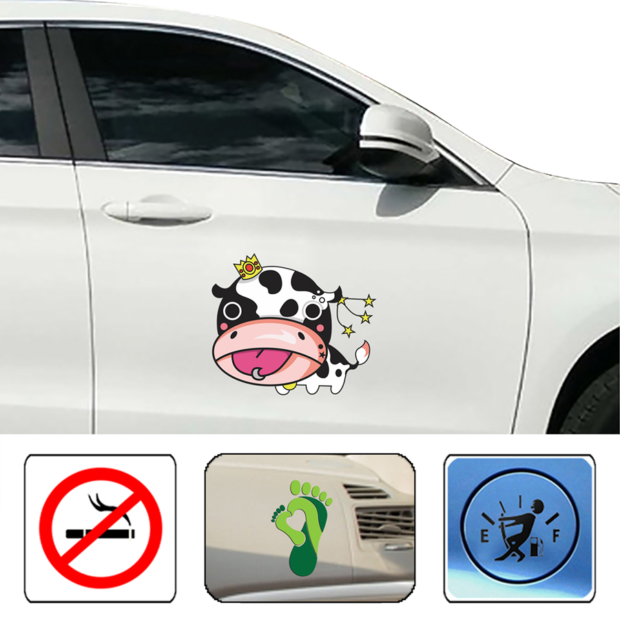 Tem oto chú bò sữa đáng yêu