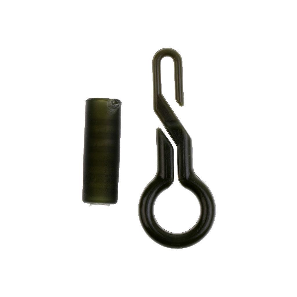 20pcs Back Lead Clips&Tubes for Carp Fishing Carp Fishing Rig Accessory Kit